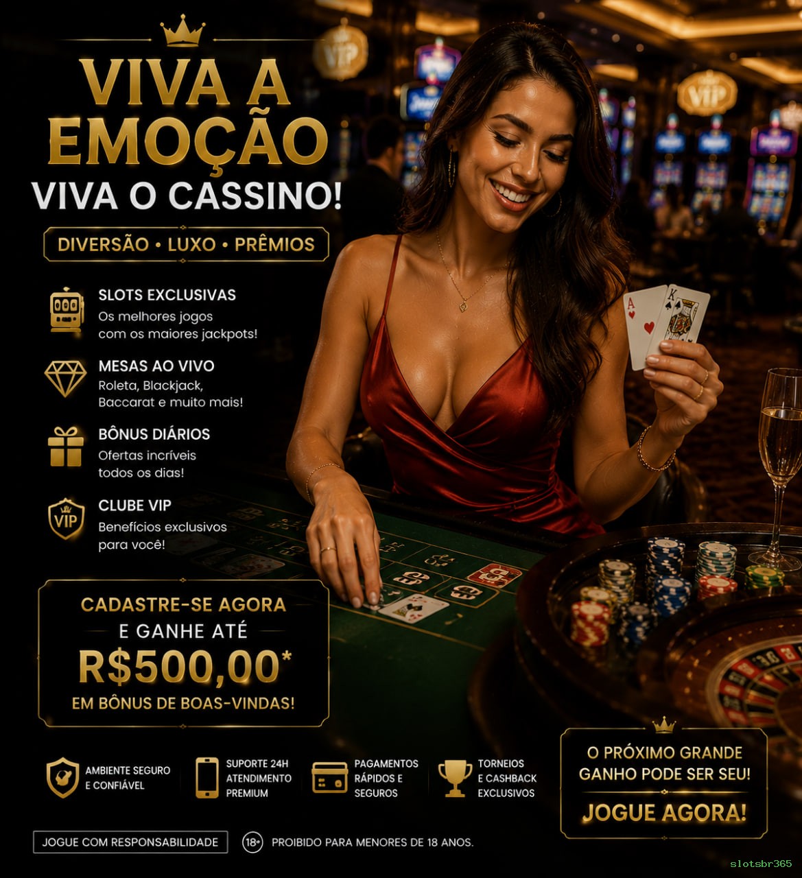 Login seguro na slotsbr365